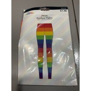 Rainbow Pantyhose Tights Stockings Hosiery Cosplay Pride